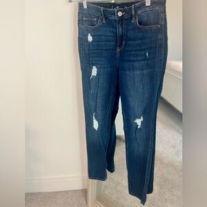 Hollister Distressed High Rise Skinny Jeans